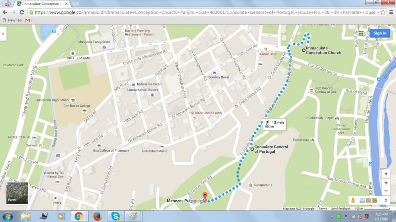 Menezes Polyclinic directions